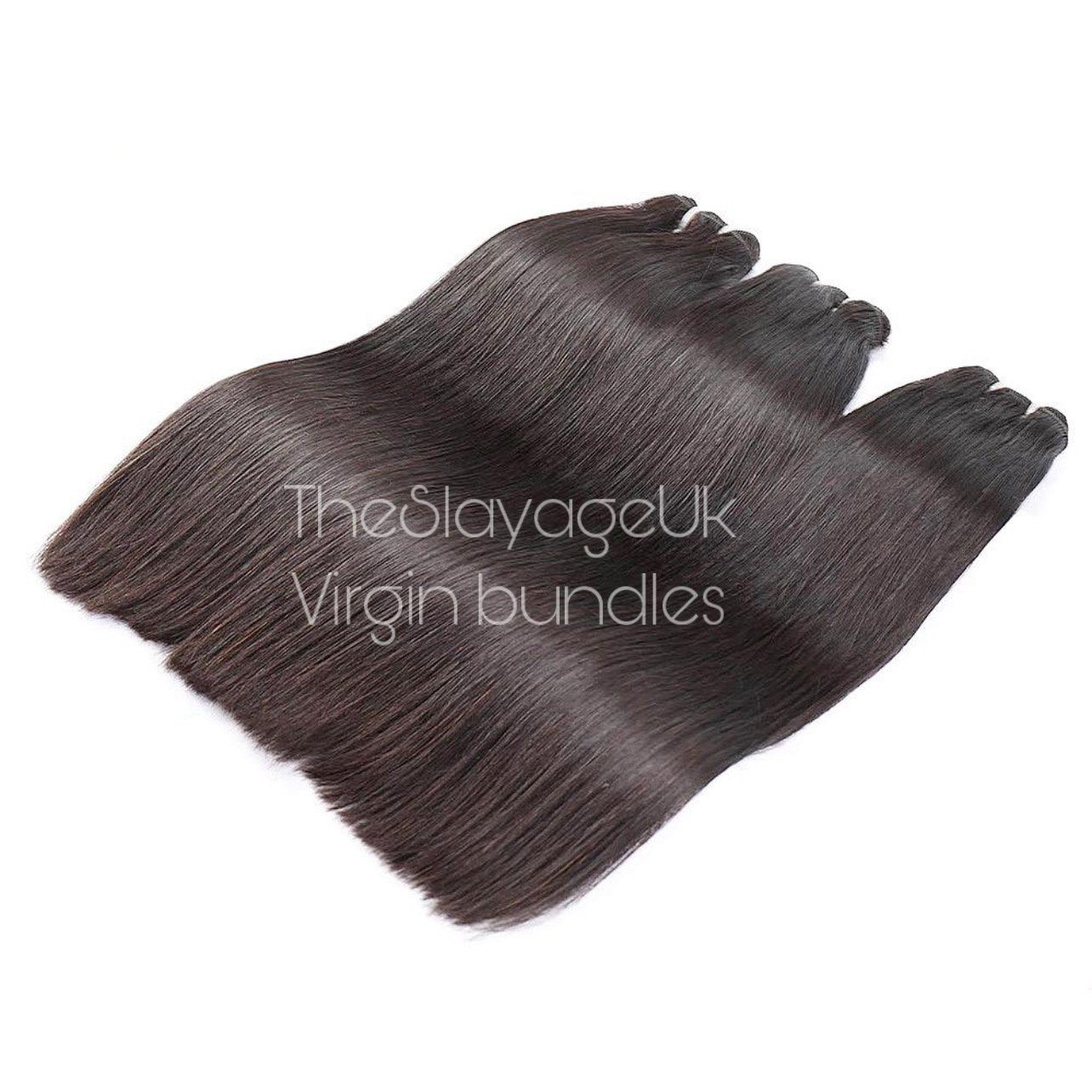 TOP VIRGIN BUNDLES JET-BLACK : STRAIGHT