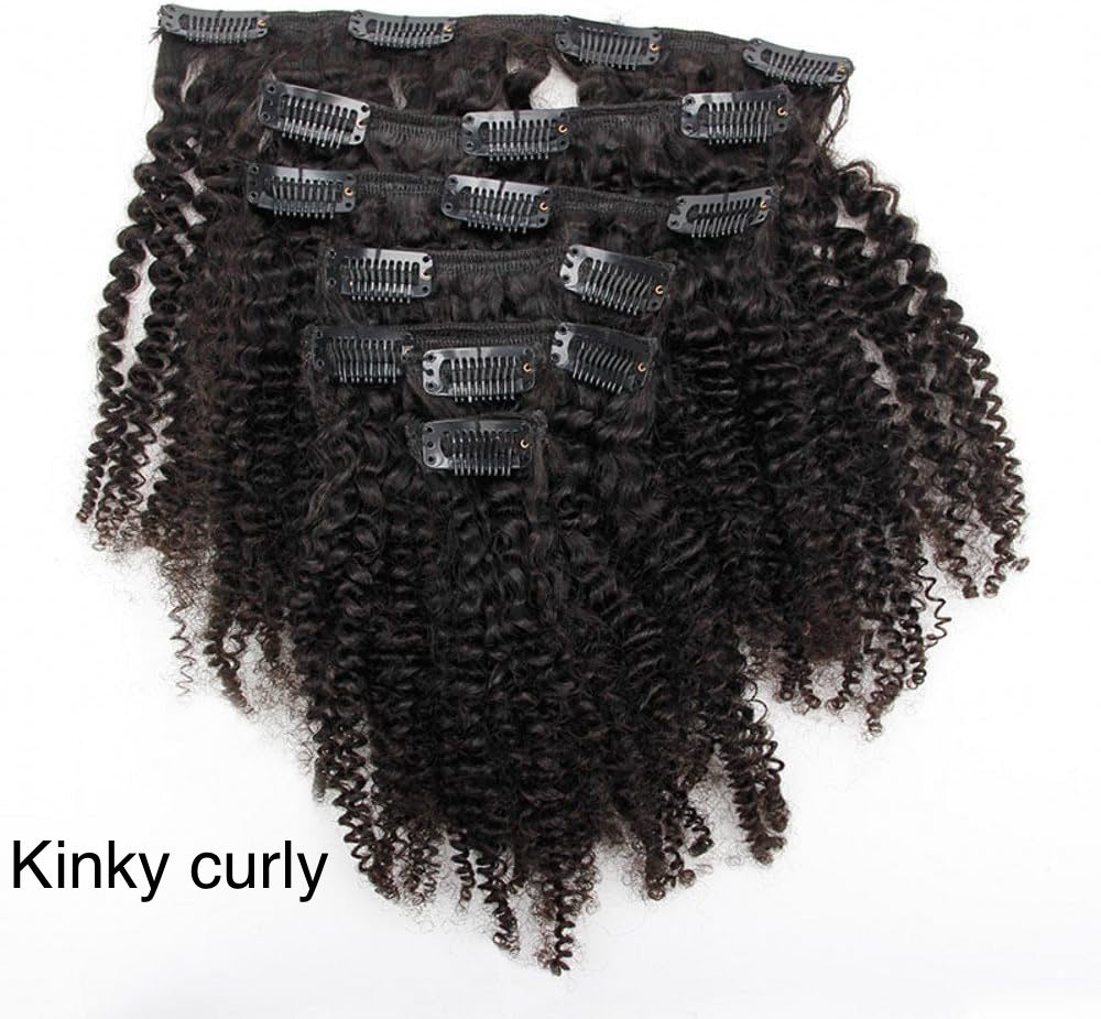 Top Virgin Kinky Curly Clip-Ins